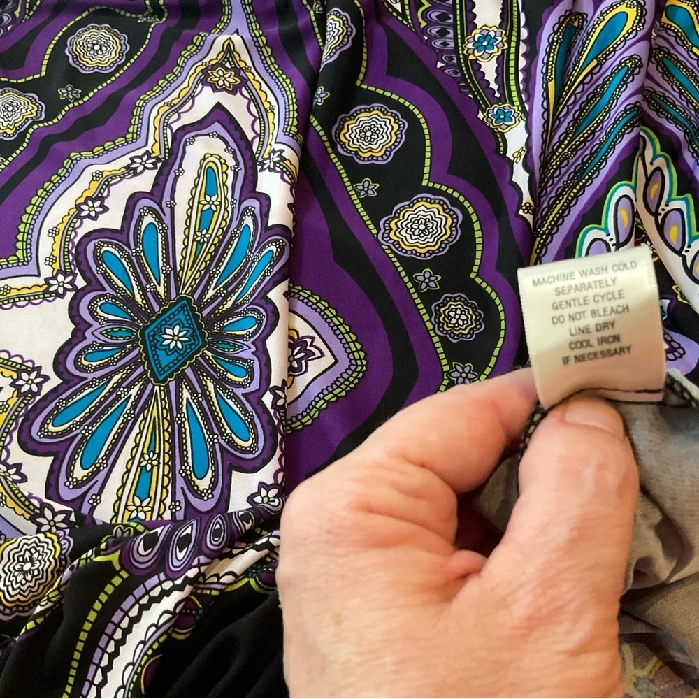 Emma & Michele Black and White Lace Dress - Picture 9 of 9